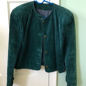 Green Suede Jacket
